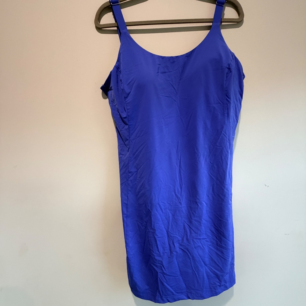 AKHG Alaskan Hardgear Active Dress Skort Women Size 14 Blue Stretch Gorpcore